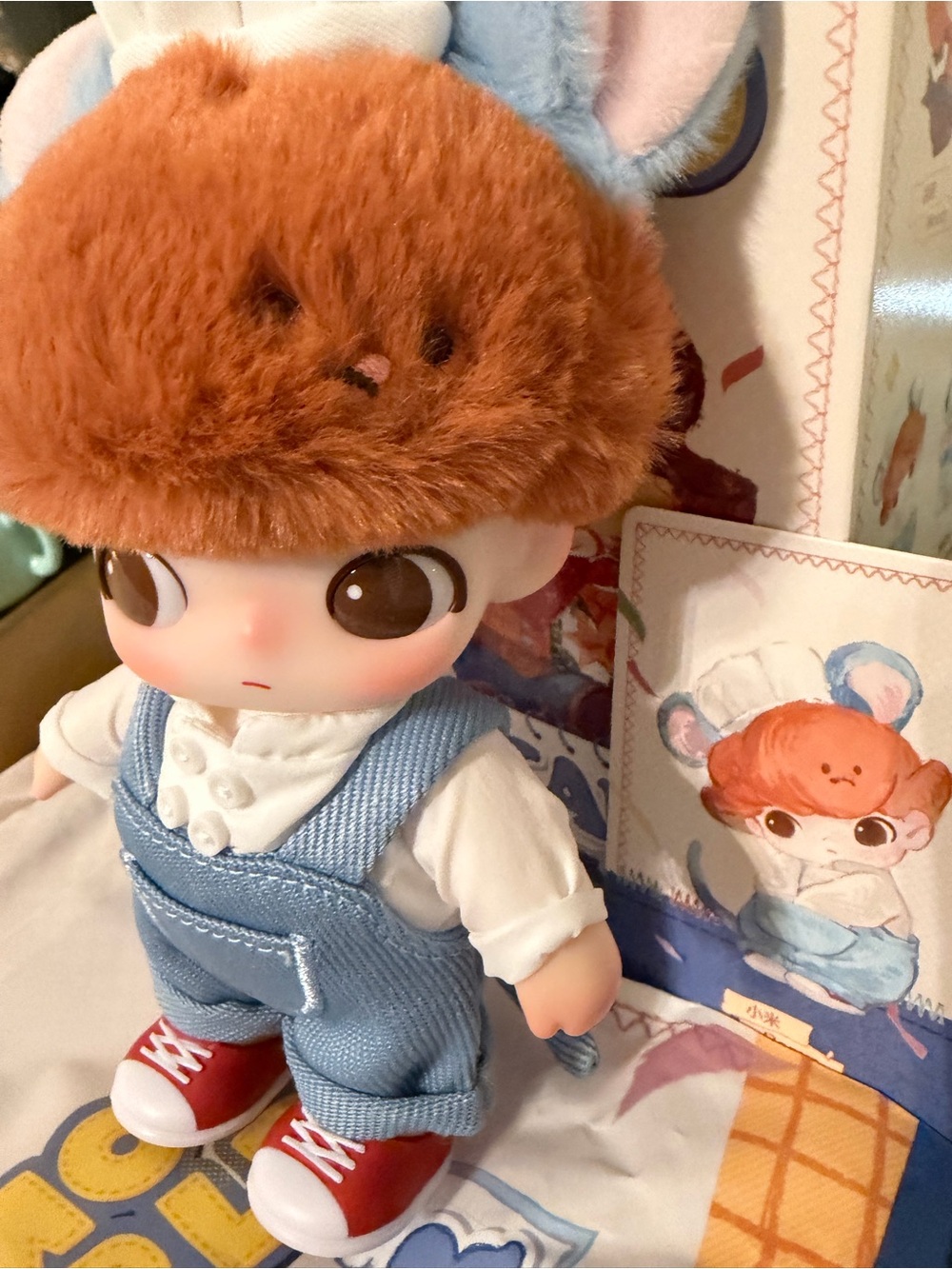 Pop Mart Dimoo World Pixar Remy Plush Pendant - Picture 3 of 7
